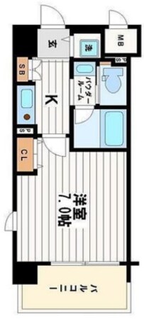 堺筋本町駅 徒歩4分 10階の物件間取画像